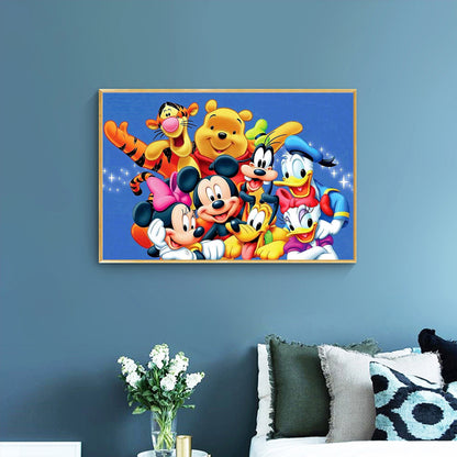 Cartoon Characters - Full Round Drill Diamond Painting 60*40CM