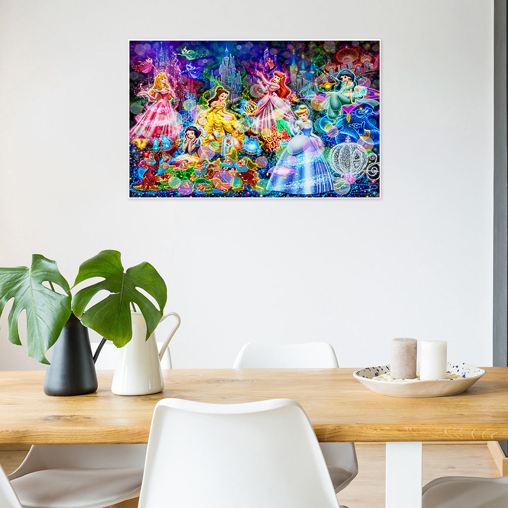 Cartoon Princess - Full Round Drill Diamond Painting 40*60CM
