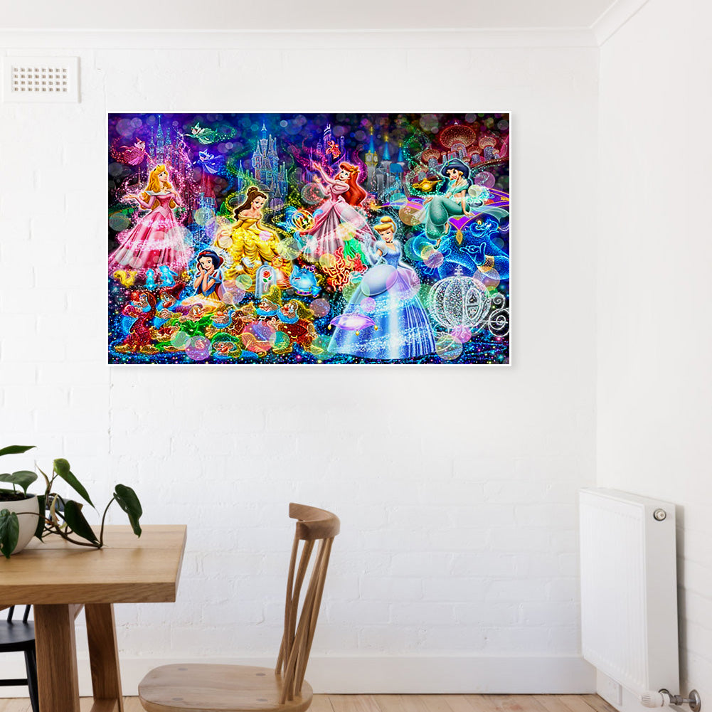 Cartoon Princess - Full Round Drill Diamond Painting 40*60CM