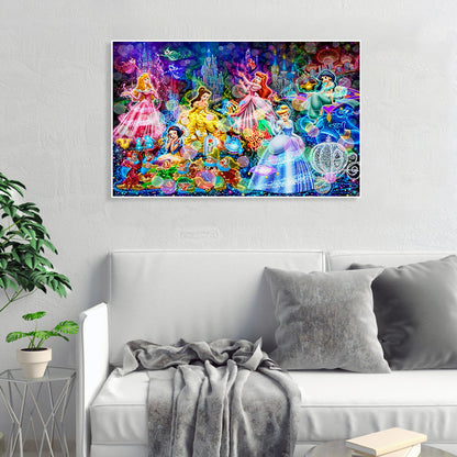 Cartoon Princess - Full Round Drill Diamond Painting 40*60CM