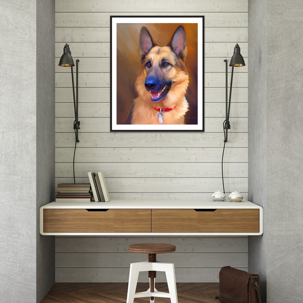 Loyal Dog - Full Round Drill Diamond Painting 30*40CM