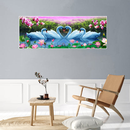 Goose - Full Round Drill Diamond Painting 50*100CM