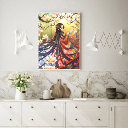 Women - Full Round Drill Diamond Painting 30*40CM