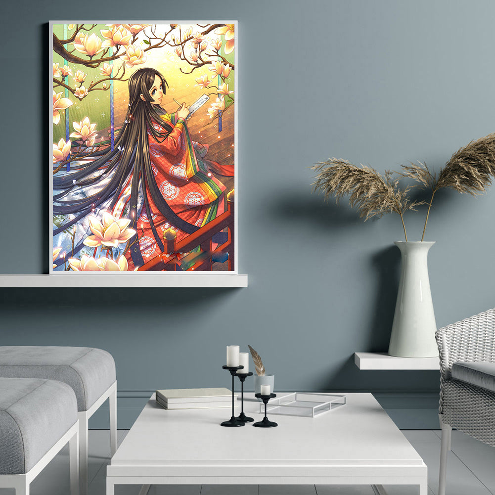 Women - Full Round Drill Diamond Painting 30*40CM