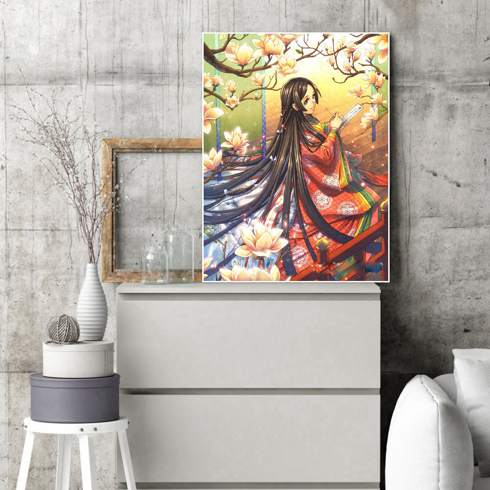Women - Full Round Drill Diamond Painting 30*40CM
