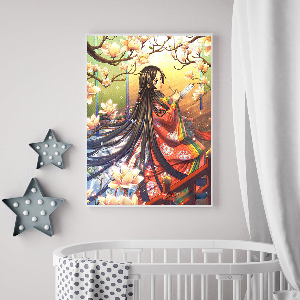 Women - Full Round Drill Diamond Painting 30*40CM