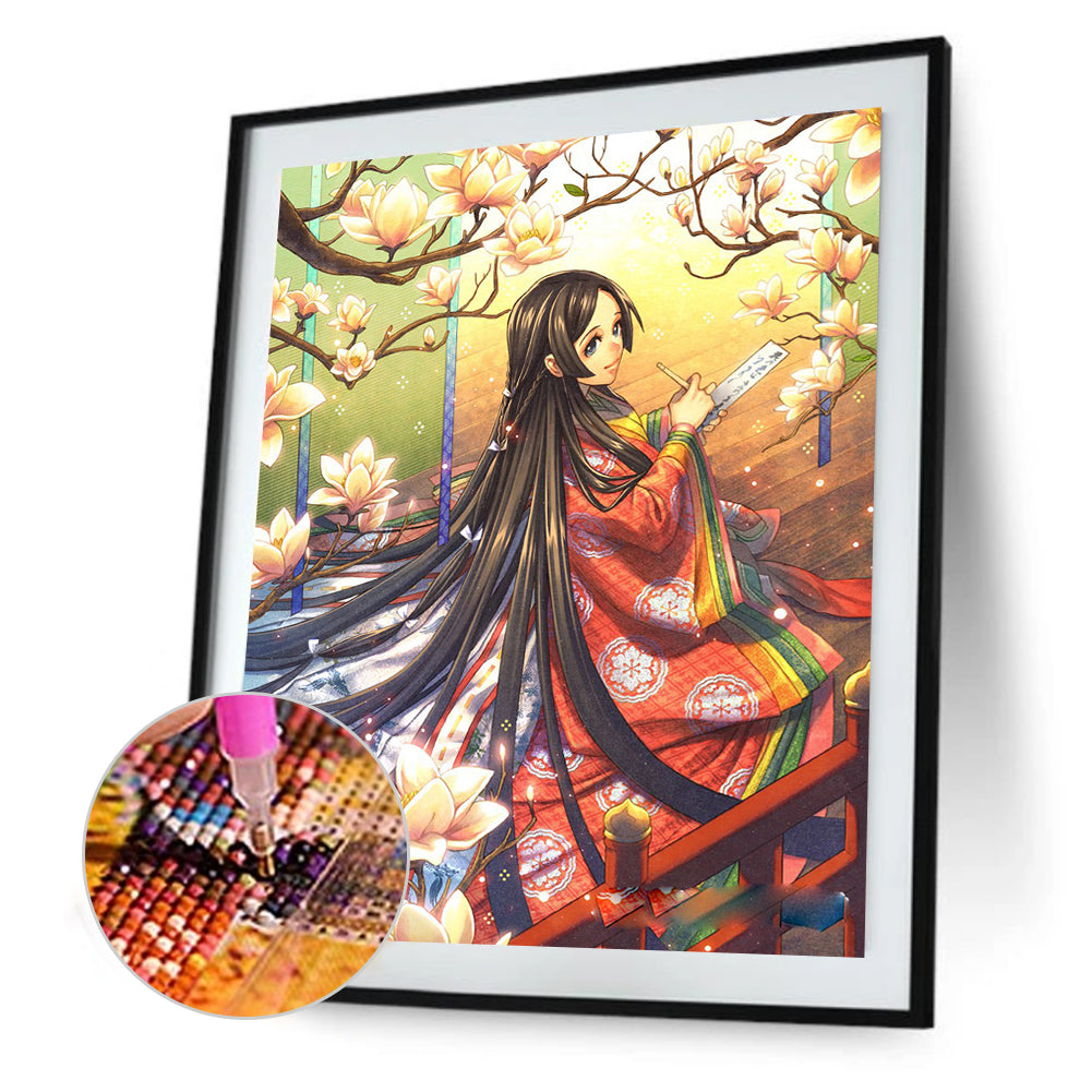 Women - Full Round Drill Diamond Painting 30*40CM