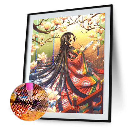 Women - Full Round Drill Diamond Painting 30*40CM