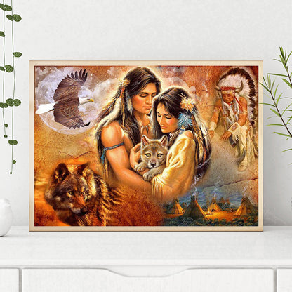 Era Lovers - Full Round Drill Diamond Painting 40*30CM