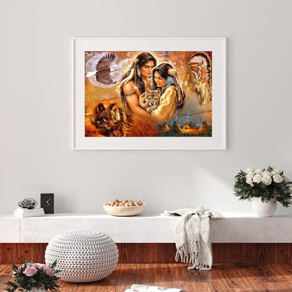 Era Lovers - Full Round Drill Diamond Painting 40*30CM