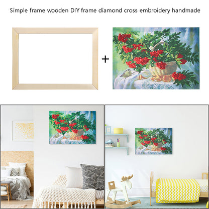 40 X 50cm Wooden DIY Diamond Painting Frame Embroidery Cross Stitch Case