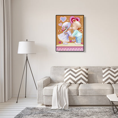 Baby Kids - Full Round Drill Diamond Painting 30*40CM