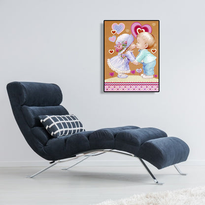 Baby Kids - Full Round Drill Diamond Painting 30*40CM