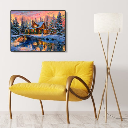 House - Full Round Drill Diamond Painting 40*30CM