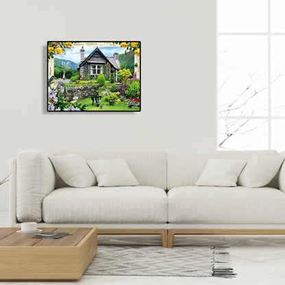 House - Full Round Drill Diamond Painting 40*30CM