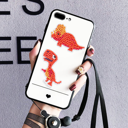 6pcs/Set Children DIY Diamond Painting Stickers Cute Animal Phone Cup Decal