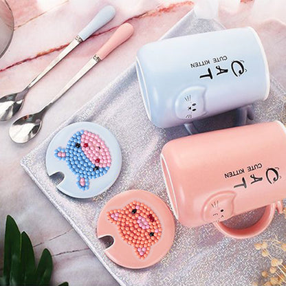 12x Kids Full Drill DIY Diamond Painting Stickers Animal Phone Cup Decals