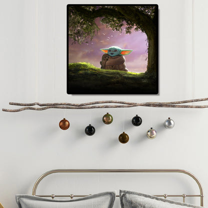 Cartoon Yoda - Full Round Drill Diamond Painting 30*30CM