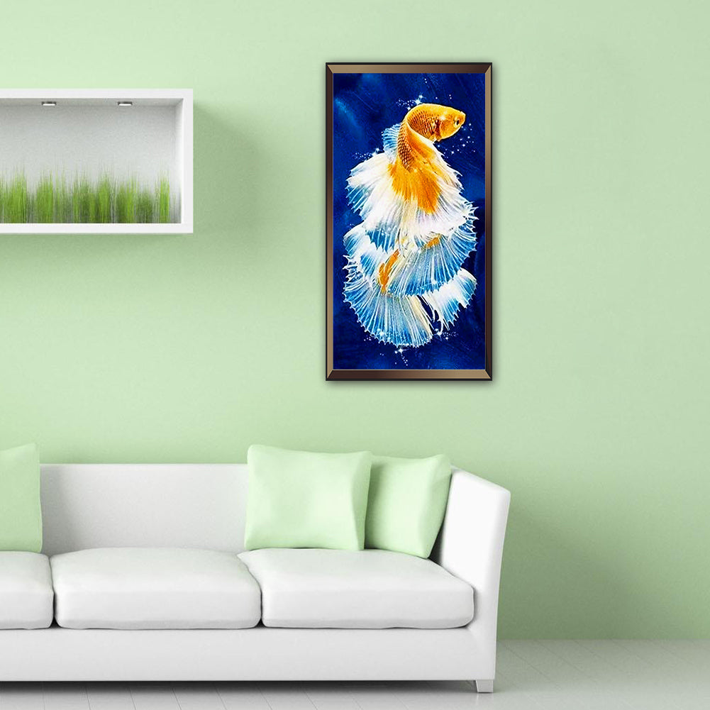 Fish - Full Round Drill Diamond Painting 45*85CM