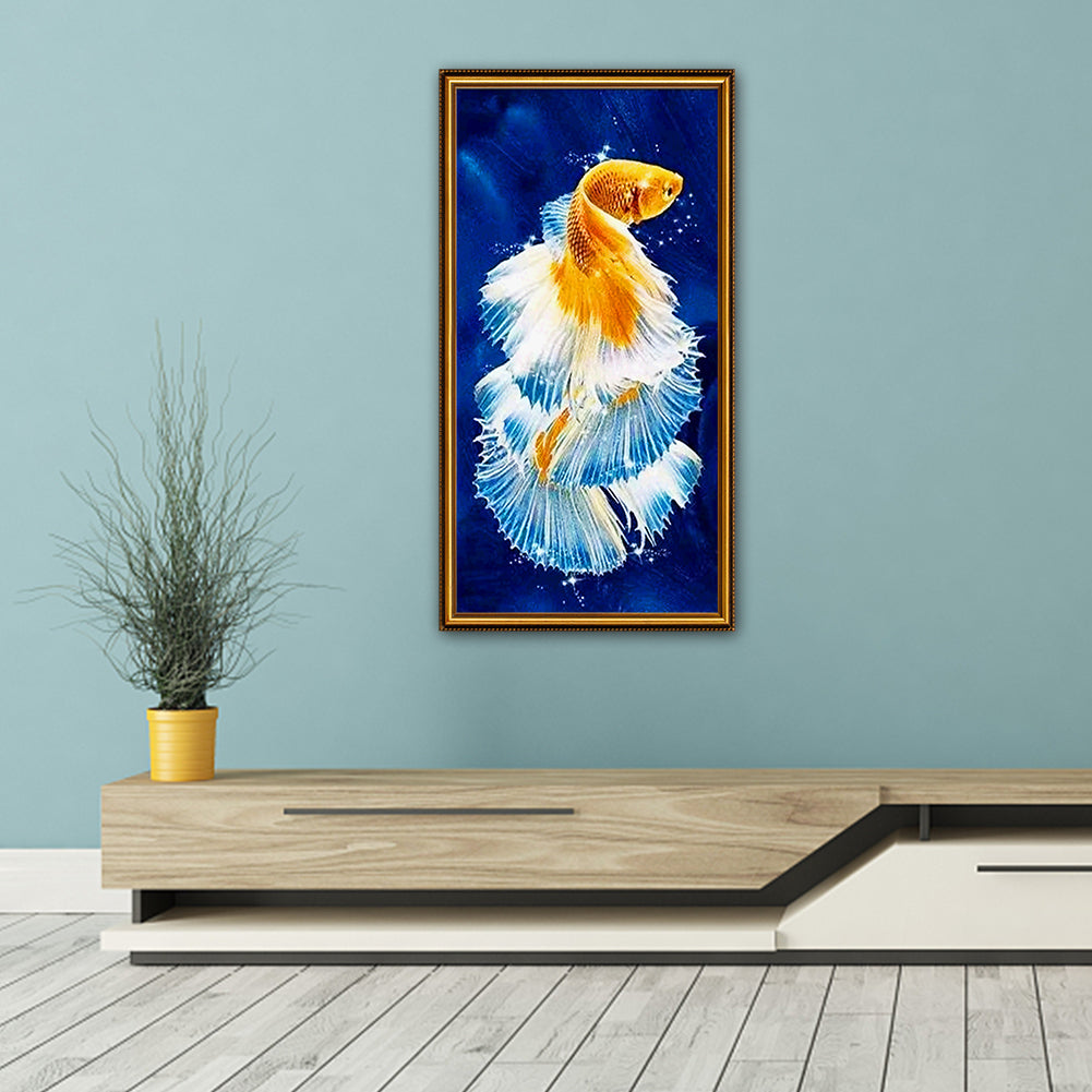 Fish - Full Round Drill Diamond Painting 45*85CM