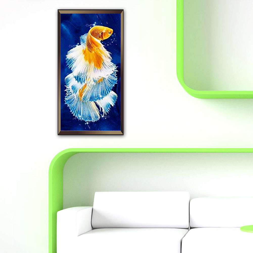 Fish - Full Round Drill Diamond Painting 45*85CM