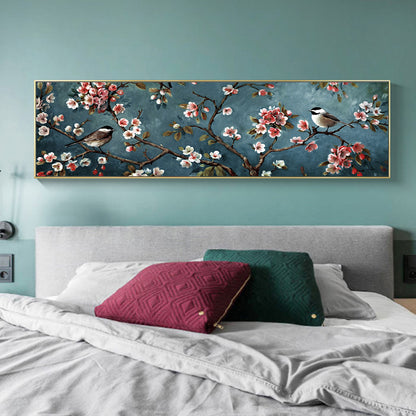 Branch Bird - Full Round Drill Diamond Painting 80*30CM