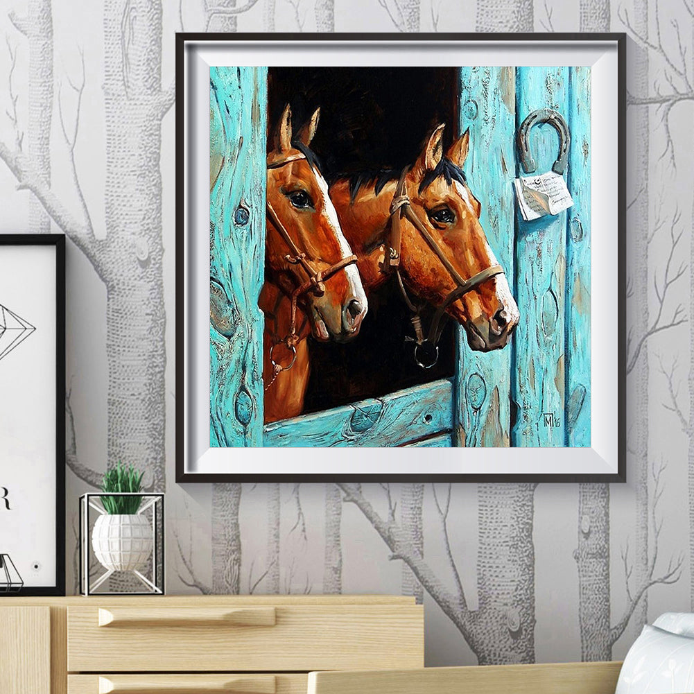 Muzzy Animal - Full Round Drill Diamond Painting 30*30CM