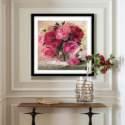 Warm Flowers - Full Round Drill Diamond Painting 30*30CM