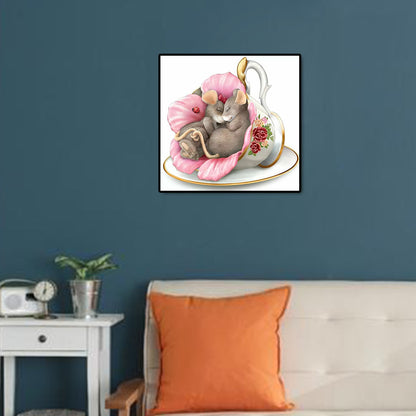 Rats - Full Round Drill Diamond Painting 30*30CM