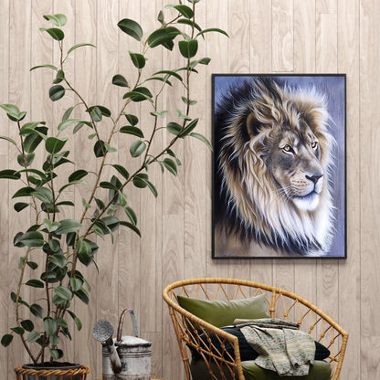 Lion - Full Round Drill Diamond Painting 30*40CM