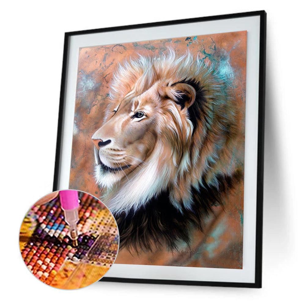 Tiger Animal - Full Round Drill Diamond Painting 30*40CM