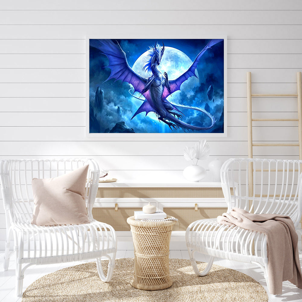 Noble Dragon - Full Round Drill Diamond Painting 40*30CM