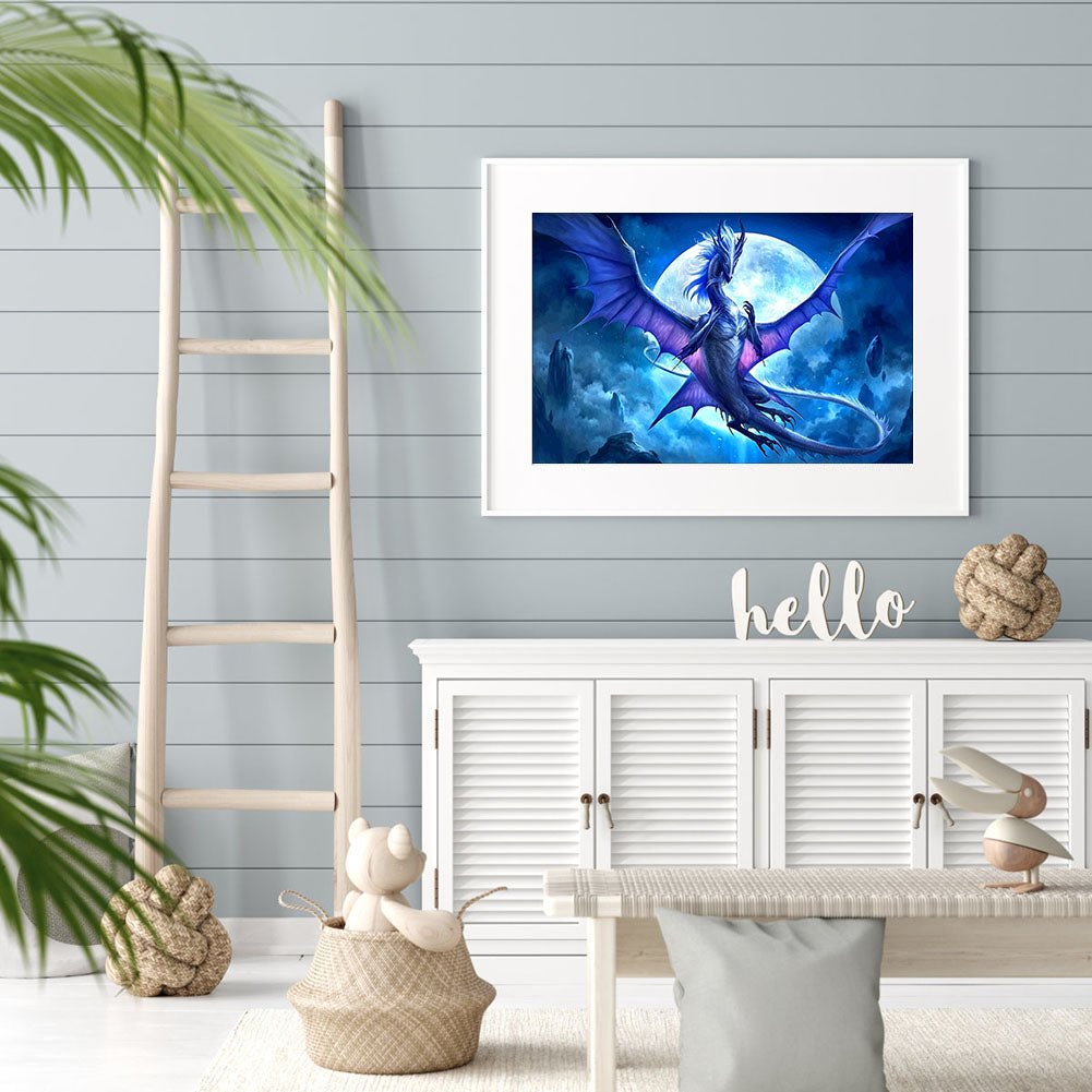 Noble Dragon - Full Round Drill Diamond Painting 40*30CM