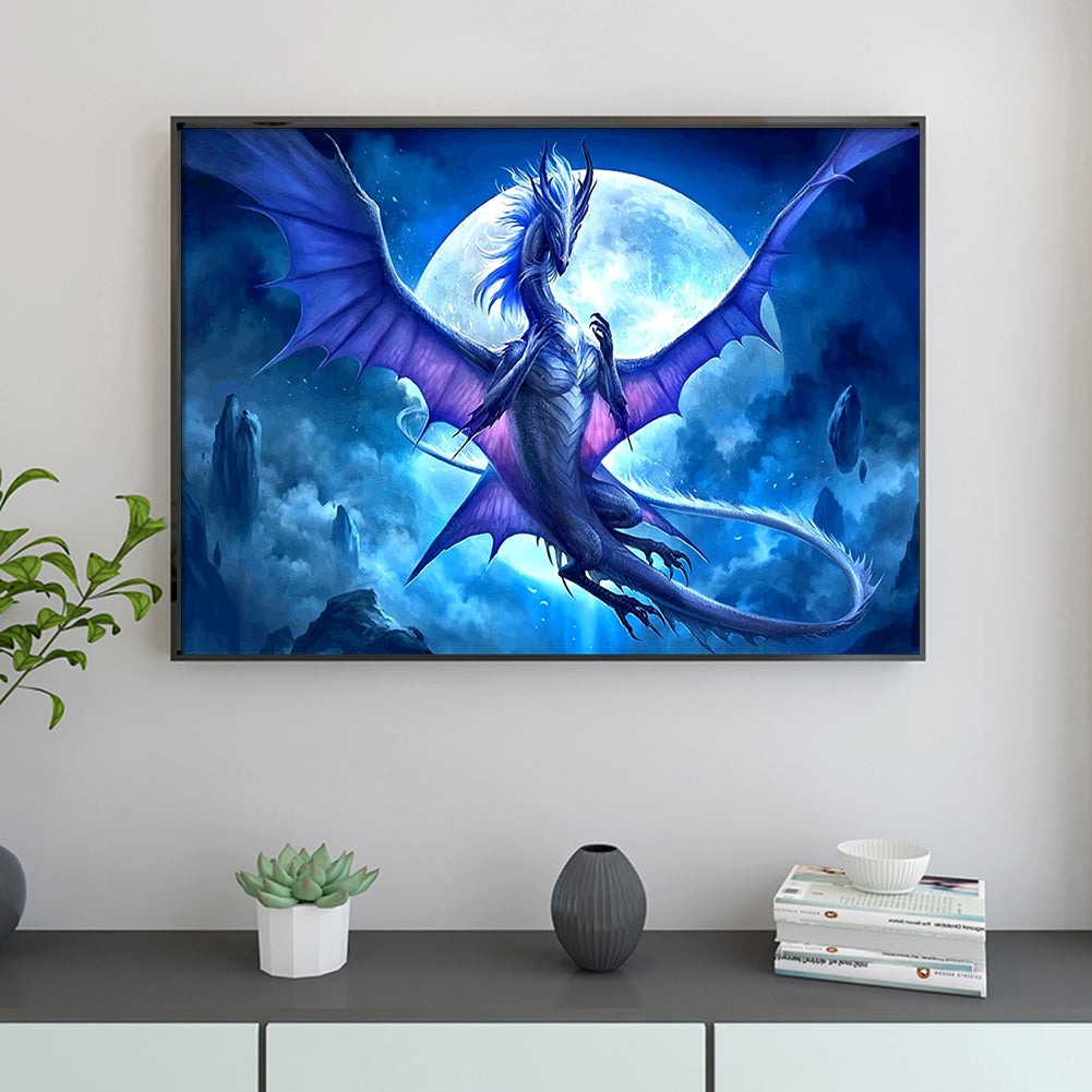 Noble Dragon - Full Round Drill Diamond Painting 40*30CM