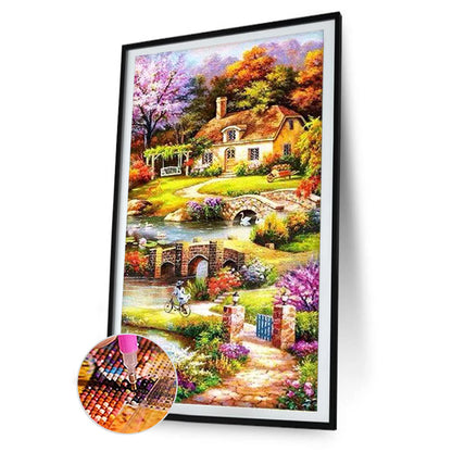 Summer Garden - Full Round Drill Diamond Painting 85*45CM