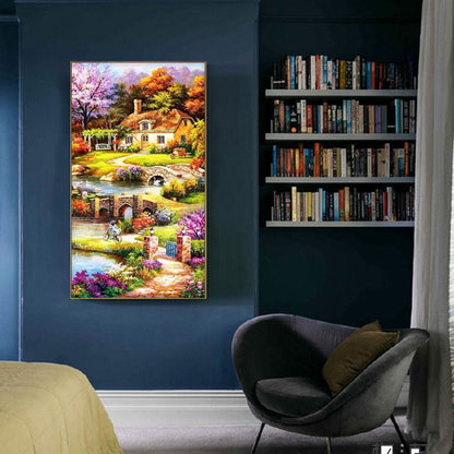 Summer Garden - Full Round Drill Diamond Painting 85*45CM