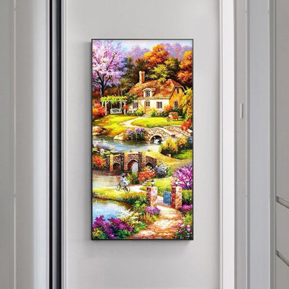 Summer Garden - Full Round Drill Diamond Painting 85*45CM