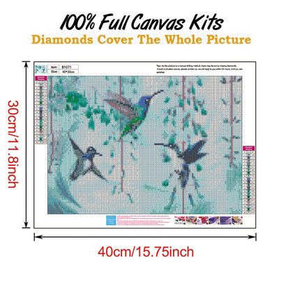Bird for - Full Round Drill Diamond Painting 40*30CM