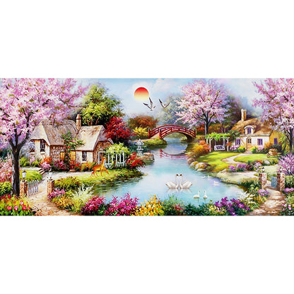 Bridge Crane - Full Round Drill Diamond Painting 100*50CM