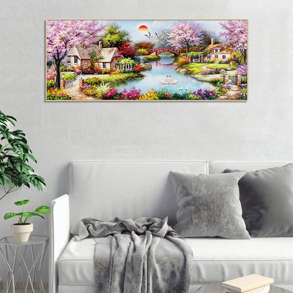 Bridge Crane - Full Round Drill Diamond Painting 100*50CM