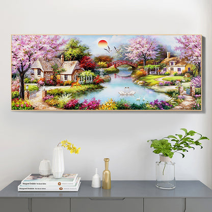 Bridge Crane - Full Round Drill Diamond Painting 100*50CM