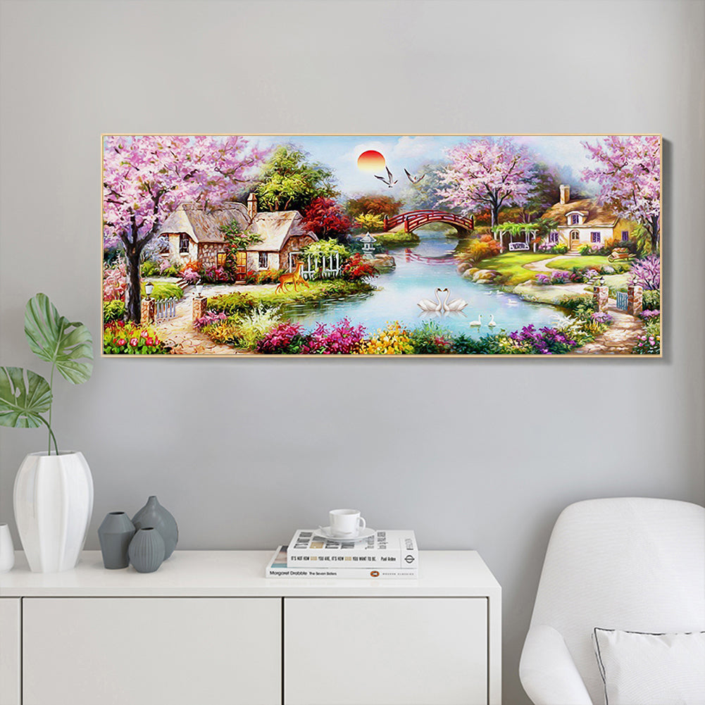 Bridge Crane - Full Round Drill Diamond Painting 100*50CM