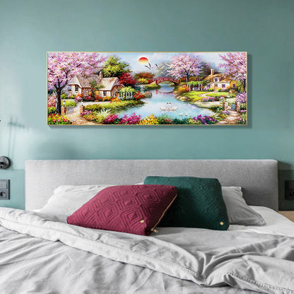 Bridge Crane - Full Round Drill Diamond Painting 100*50CM