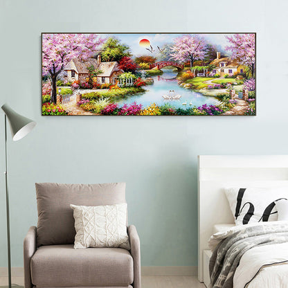 Bridge Crane - Full Round Drill Diamond Painting 100*50CM