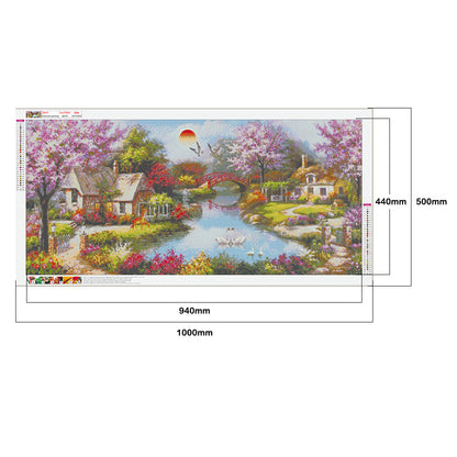 Bridge Crane - Full Round Drill Diamond Painting 100*50CM