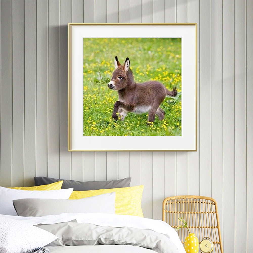 Donkey - Full Round Drill Diamond Painting 30*30CM