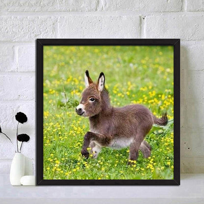 Donkey - Full Round Drill Diamond Painting 30*30CM