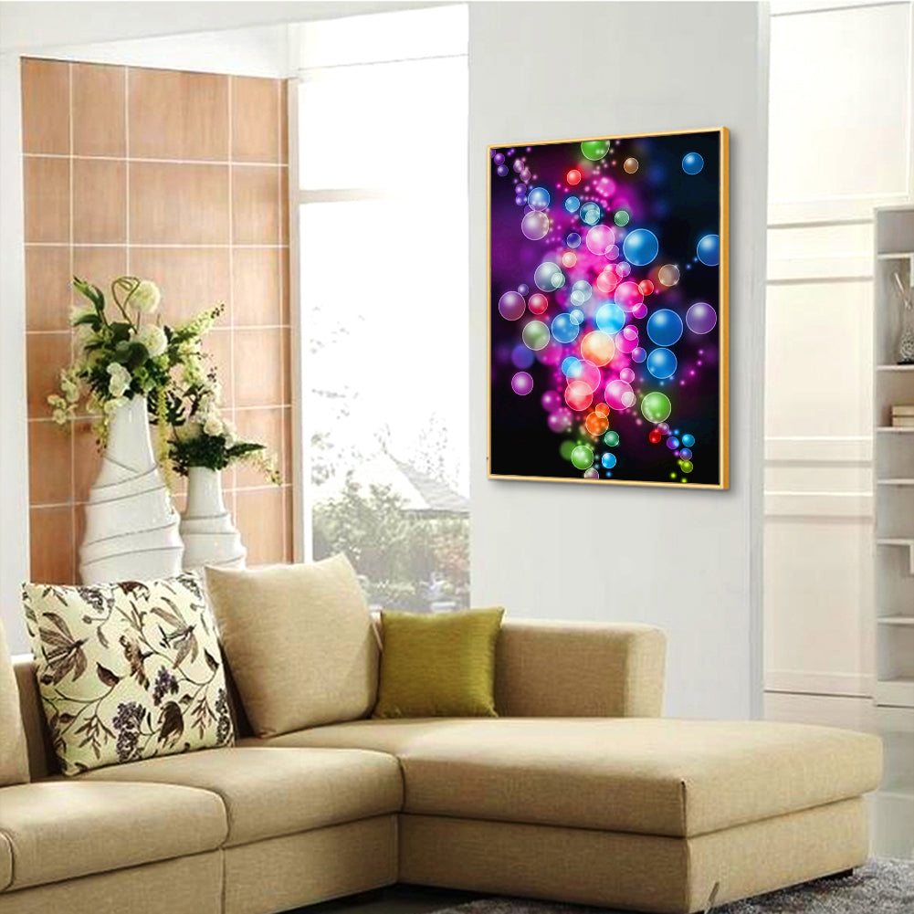 Bubble Circle - Full Round Drill Diamond Painting 30*40CM