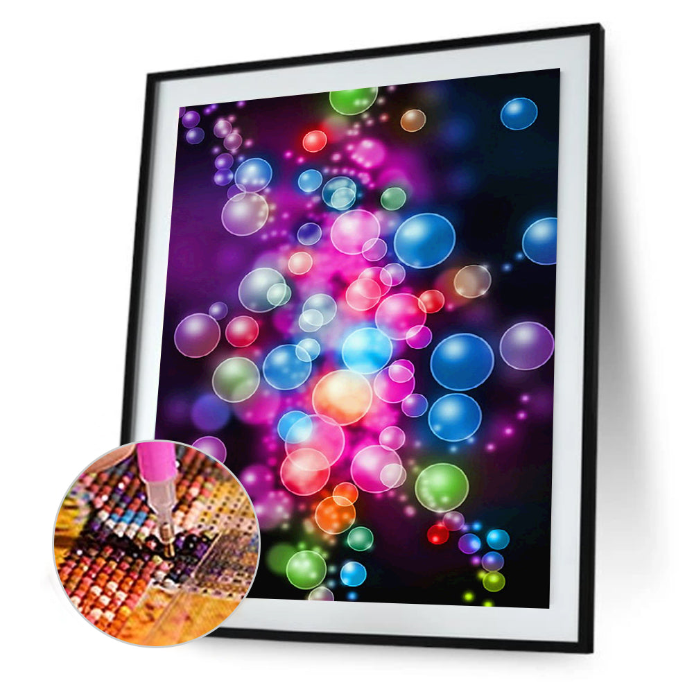 Bubble Circle - Full Round Drill Diamond Painting 30*40CM
