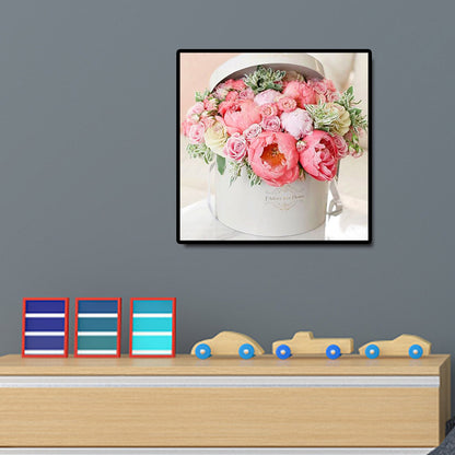 Flower - Full Round Drill Diamond Painting 30*30CM